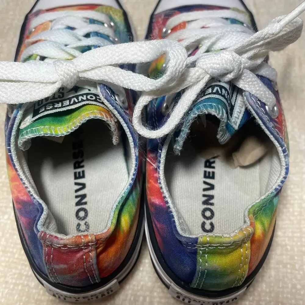 Converse Chuck Taylor Sneakers All Star Tie Dye Multicolor KIDS SIZE 12